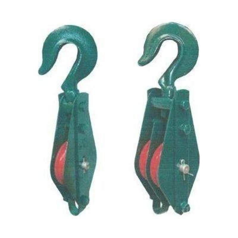 Meiho Construction Pulley Block with Swivel Hook
