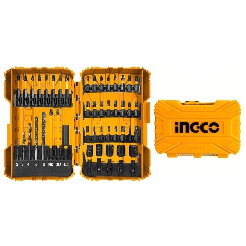 Ingco AKDL24502 45pcs Impact Screwdriver Bit Set