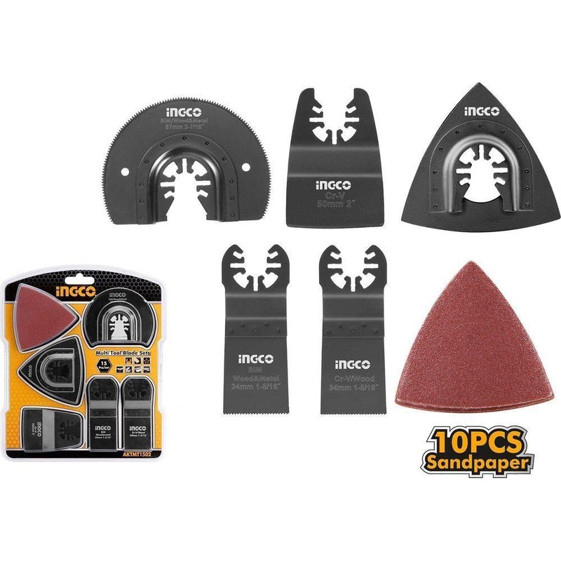 Ingco AKTMT1502 Multi-Tool Blade Set 15pcs/Set