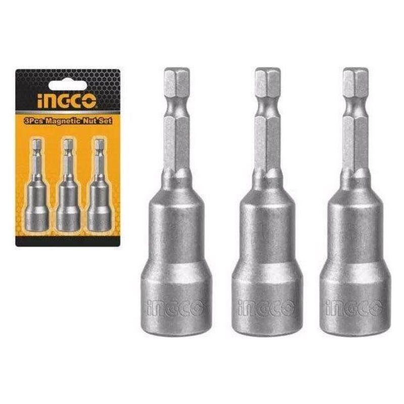 Ingco AMN1231 Magnetic Nut Set  3pcs/Set