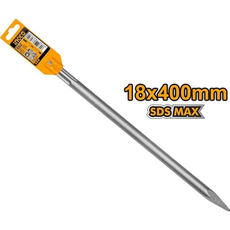 Ingco DBC0214001 SDS MAX Pointed Chisel 18X400mm