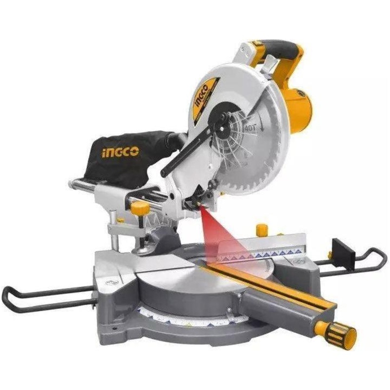 Ingco BM2S18004 Sliding Mitre Saw 1800W 10" (W/TSB3254212)