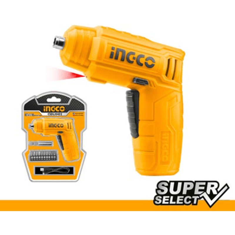 Ingco CSDLI0402 4V Li-Ion Cordless Screwdriver [SS]