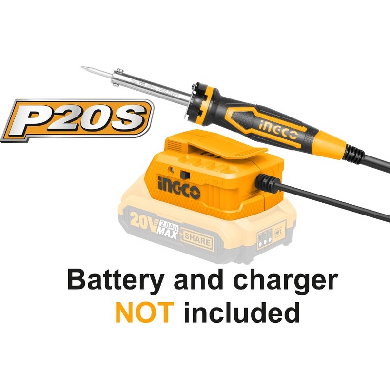 Ingco CSILI2001 20V Cordless Soldering Iron