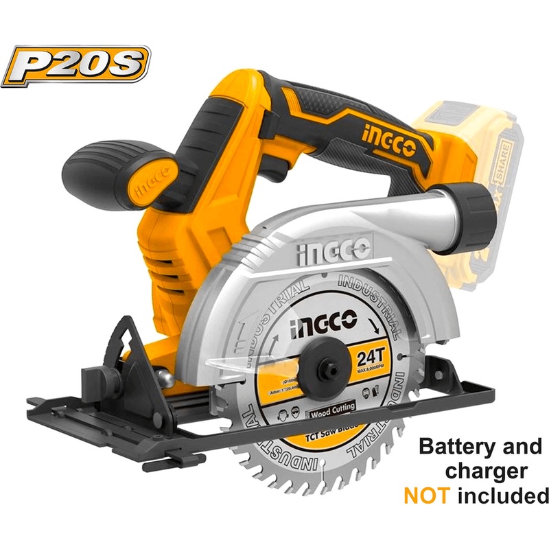 Ingco CSLI1401 20V Cordless Circular Saw 6" (Bare)