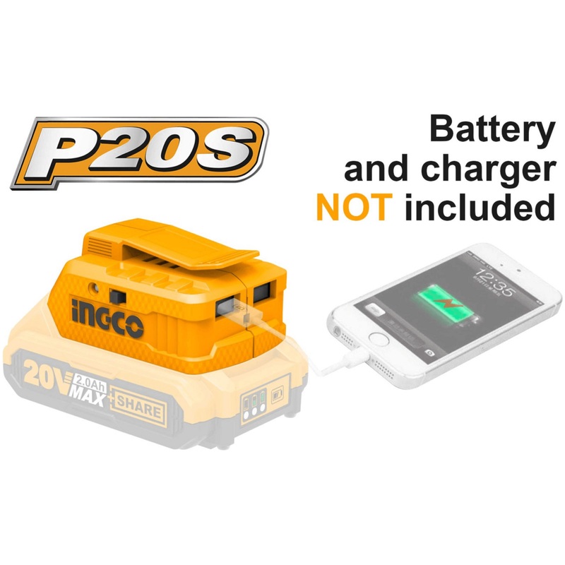Ingco CUCLI2001 20V USB-A Charger