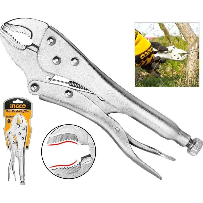 Ingco Curved Jaw Locking Pliers Vise Grip