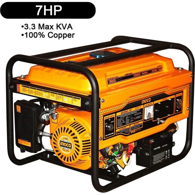 Ingco GE35005-15P Gasoline Generator 3.5KVA (Electric Start)
