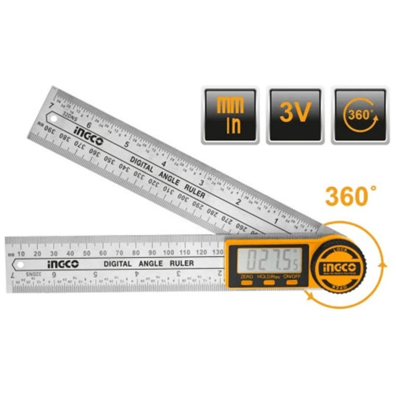 Ingco HDAR20701 Digital Angle Ruler