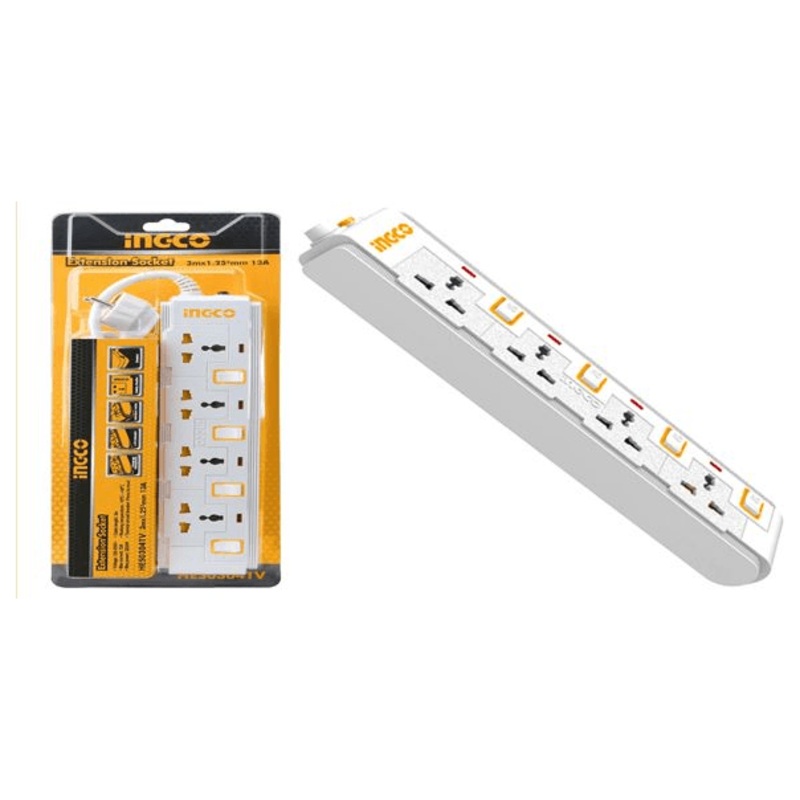 Ingco HES03041V Extension Cord Set with 4pcs Separate Switch