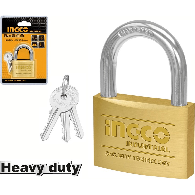 Ingco Brass Padlock