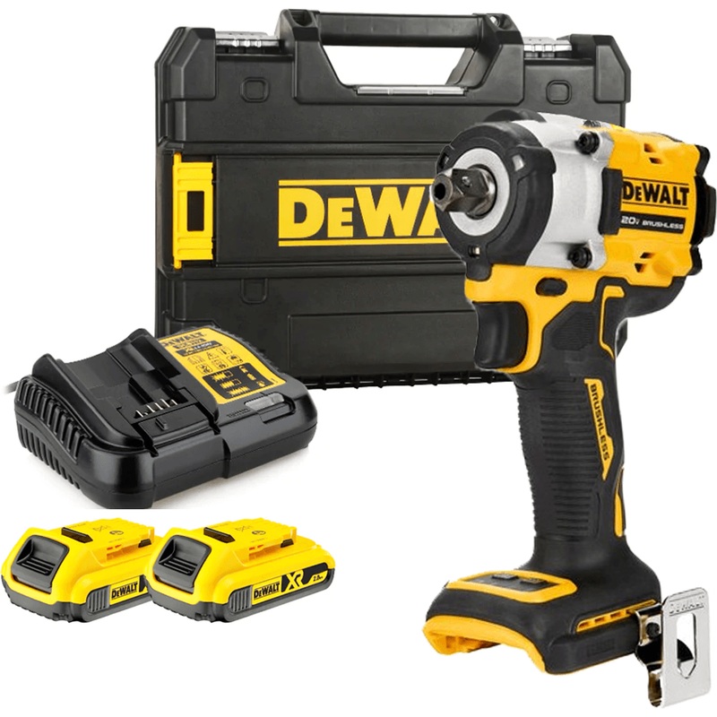 Dewalt DCF922D2 20V Cordless Impact Wrench (1/2" Drive) [Kit]