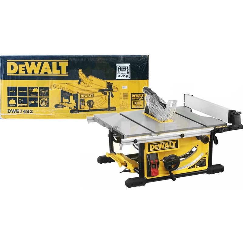 Dewalt DWE7492 Jobsite Table Saw 10" 2000W