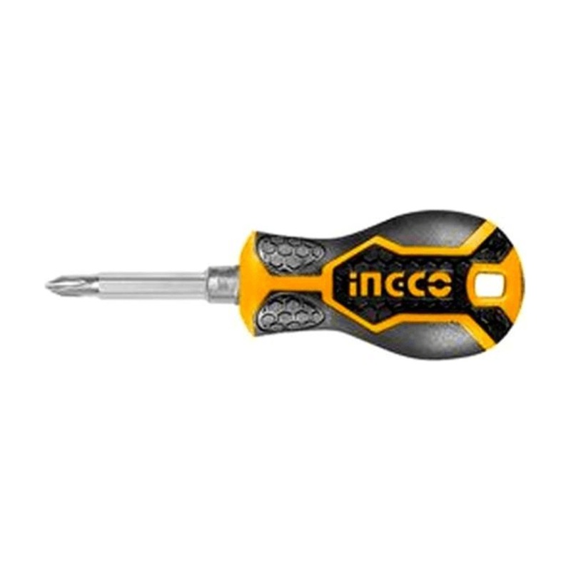 Ingco AKISD0202 2in1 Stubby Screwdriver Set