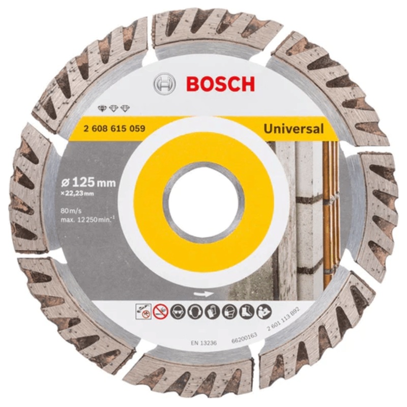 Bosch Diamond Cut Off Wheel 5" Universal Segmented (2608615059)