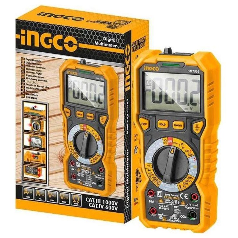Ingco DM7502 Digital Multi Meter / Tester