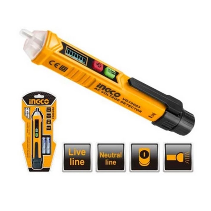 Ingco Non Contact AC Voltage Detector Tester / Test Pencil