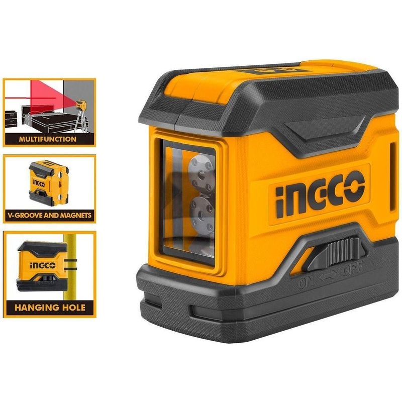 Ingco HLL156508 Line Laser Level (Cross Line) [15 meters]