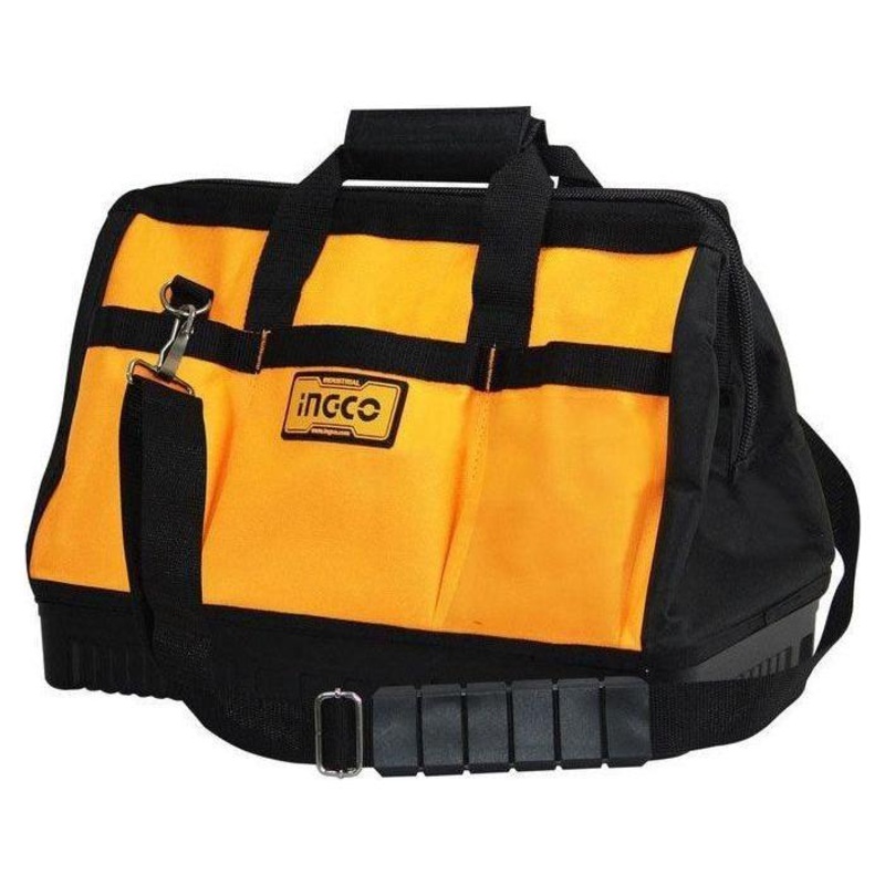 Ingco HTBG07 16-Pocket Big Egg Opening Style Tool Bag 16"