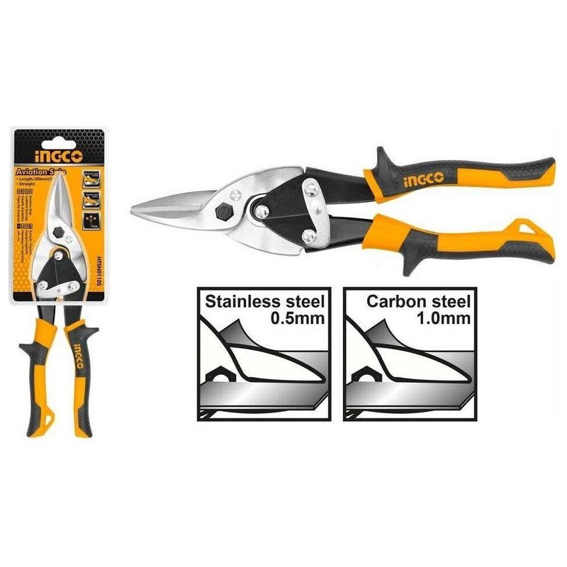 Ingco HTSN0110S Aviation Snip Straight 10"