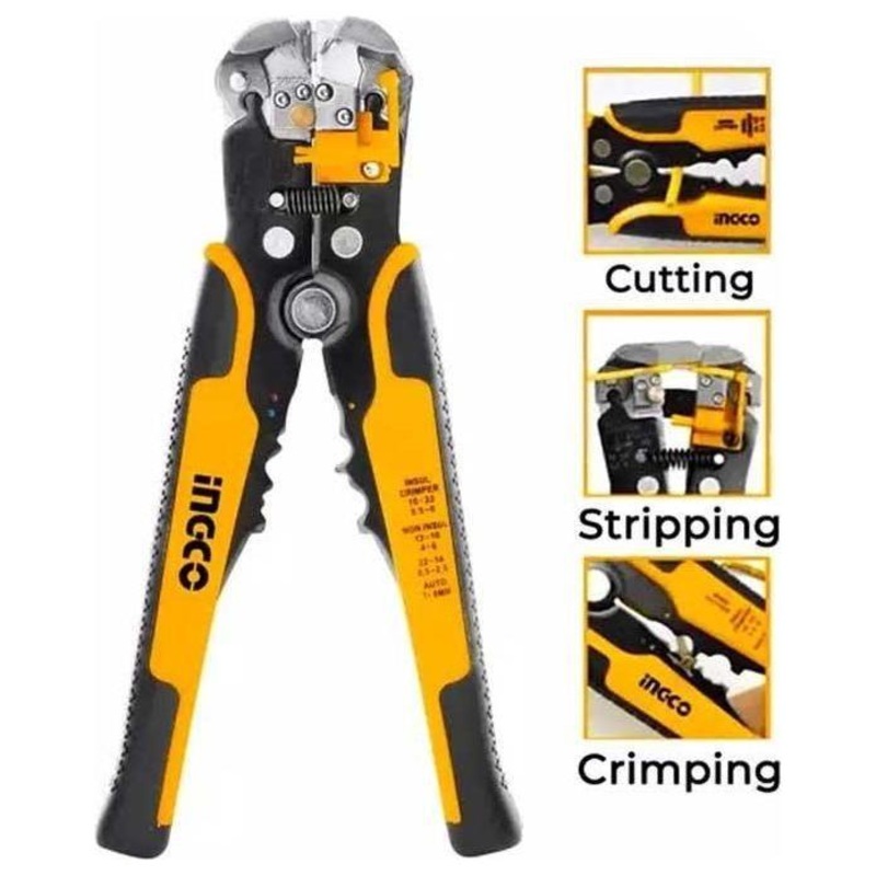 Ingco HWSP102418 3in1 Automatic Wire Stripper