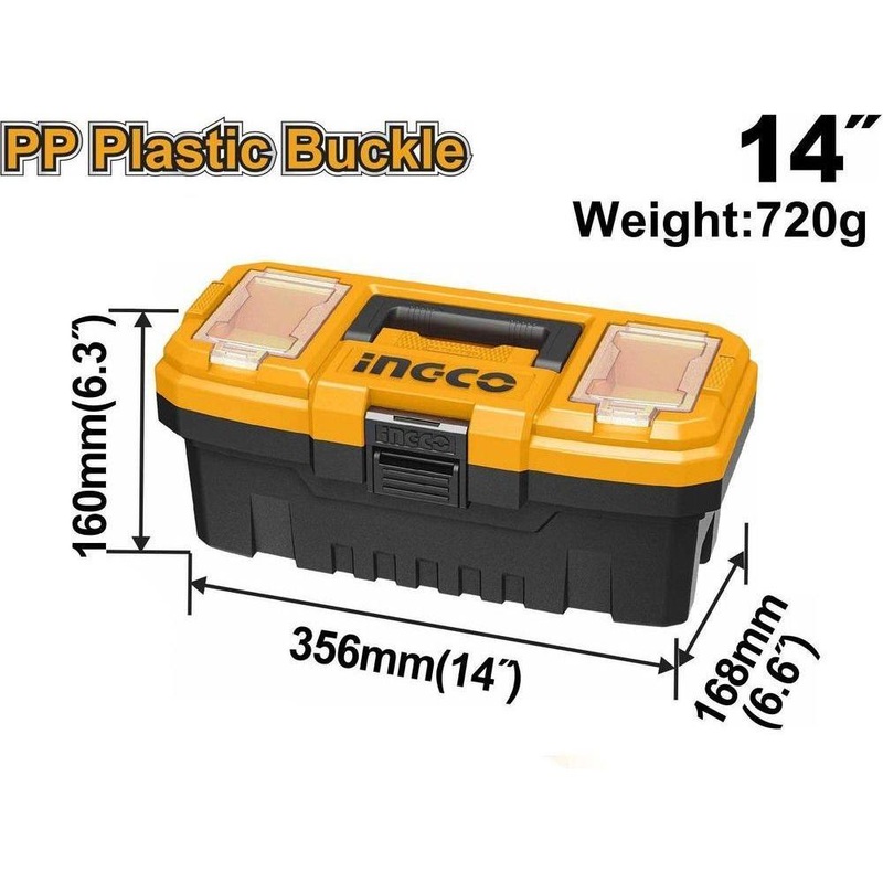Ingco PBX1401 Plastic Tool Box 14"