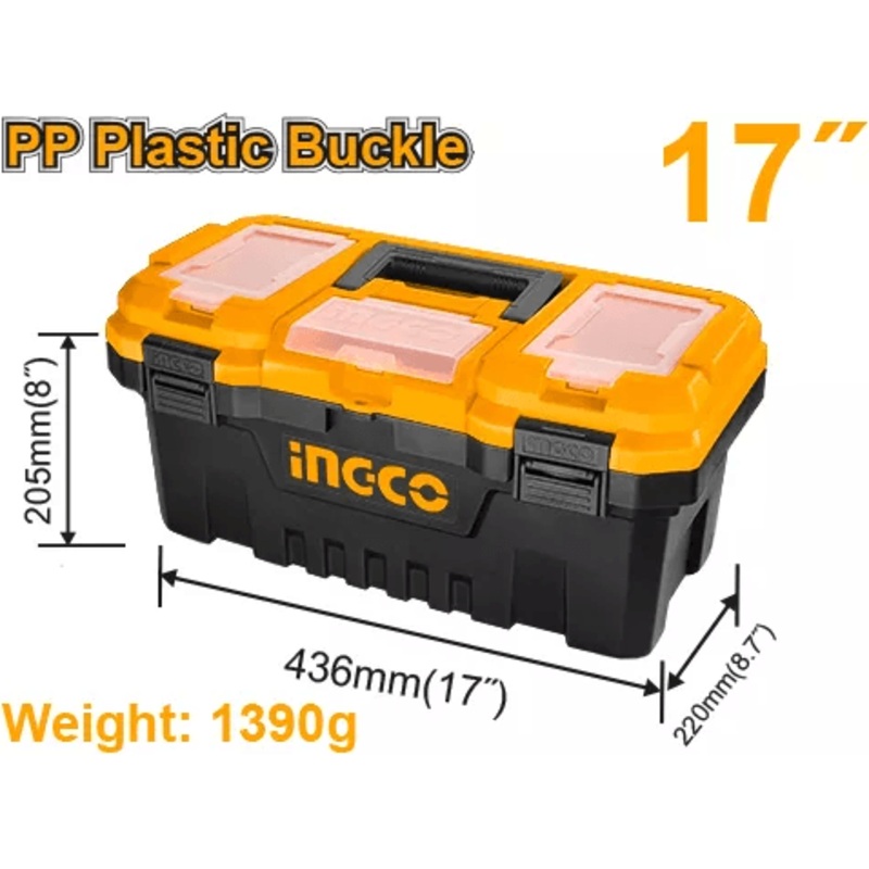 Ingco PBX1701 Plastic Tool Box 17"