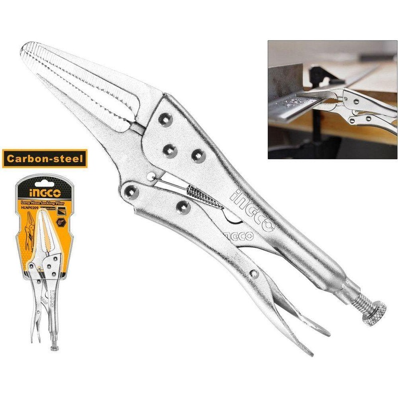 Ingco HLNP0209 Long Nose Locking Plier Vise Grip 9"