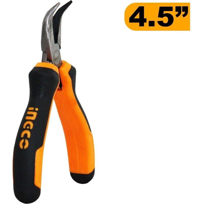 Ingco HMBNP08115 Mini Bent Nose Pliers 4.5"