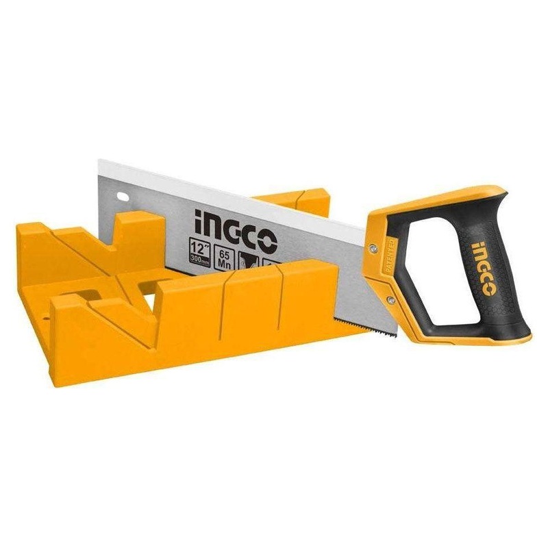 Ingco HMBS3008 Miter Box & Back Saw Set 12"