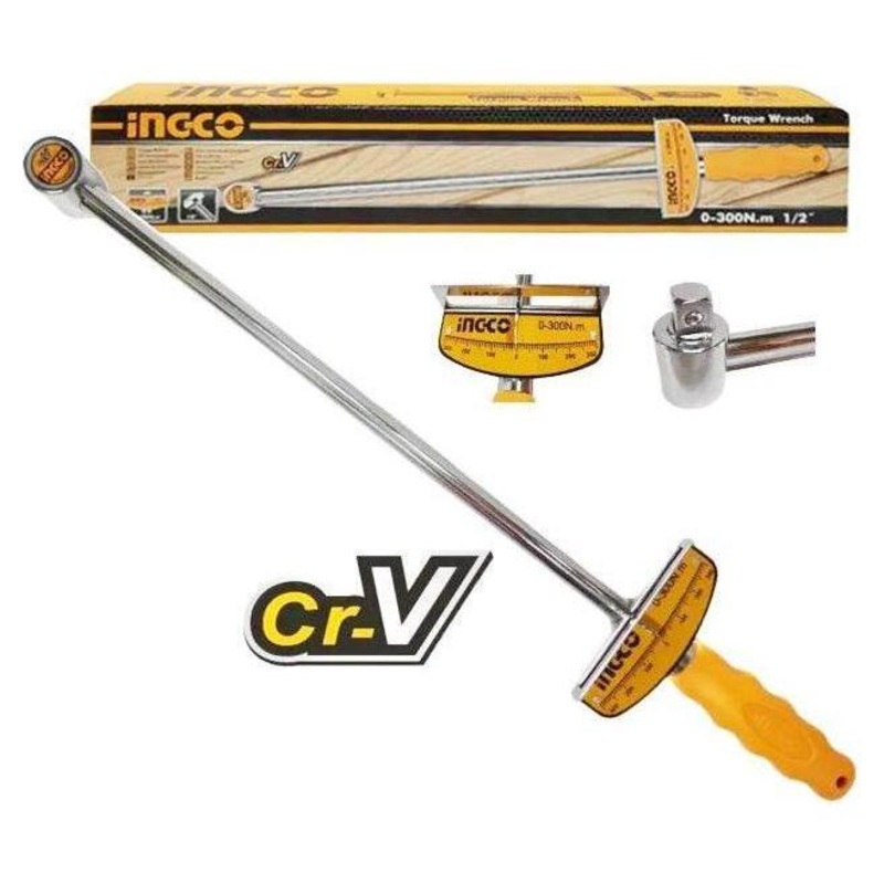 Ingco HPTW300N1 Torque Wrench 300Nm 1/2" Drive