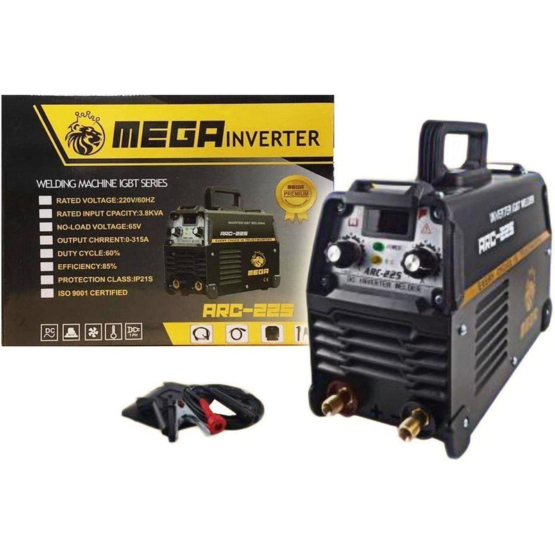 Megatools ARC225 DC Inverter Welding Machine (225A)