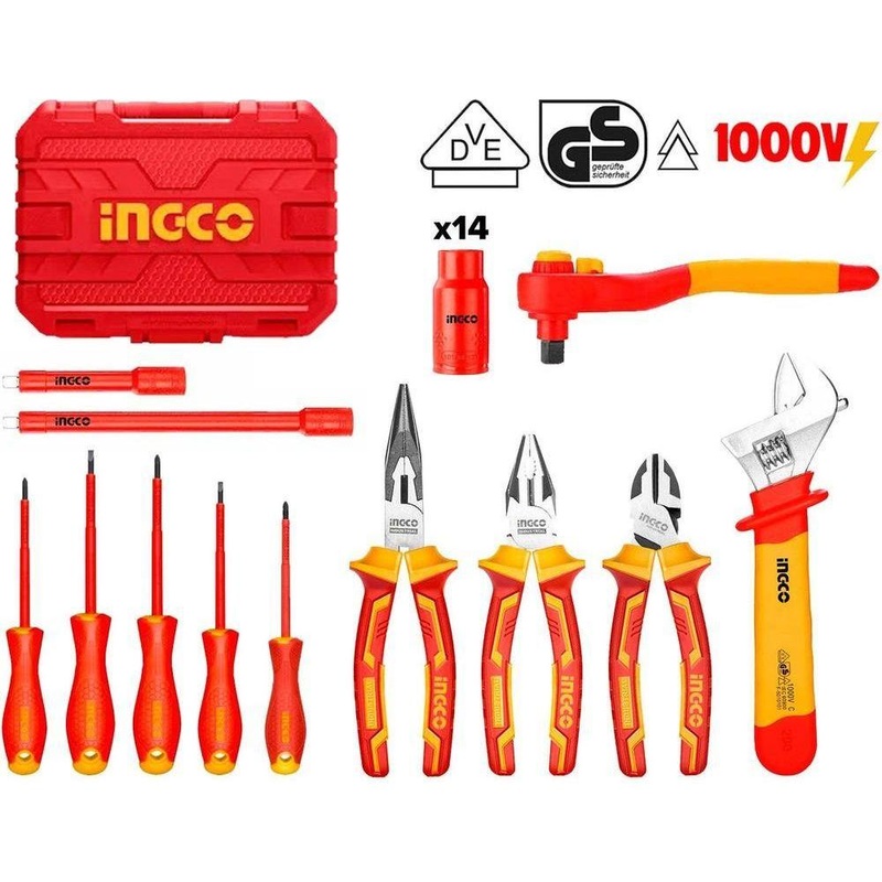 Ingco HKITH2601 26pcs Insulated Hand Tools Set