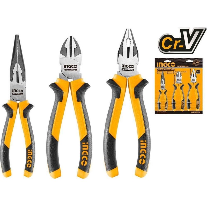 Ingco HKPS28318 3pcs Pliers Set