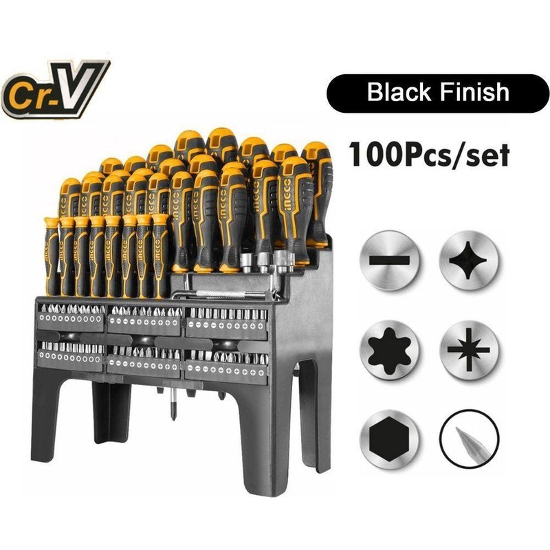 Ingco HKSD10028 100pcs Screwdriver Set