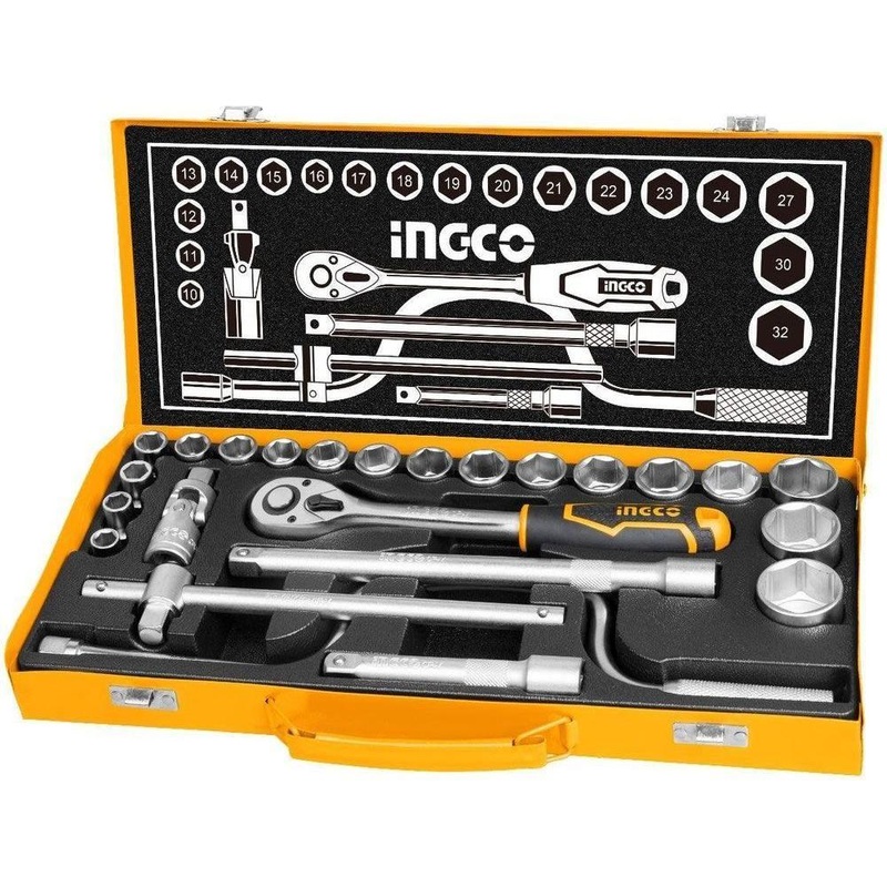 Ingco HKTS0243 24pcs Socket Wrench Set 1/2" Drive