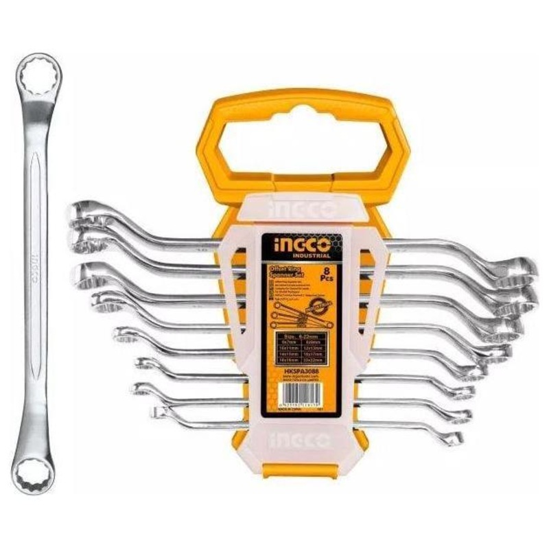 Ingco Offset Ring Spanner / Box Wrench Set