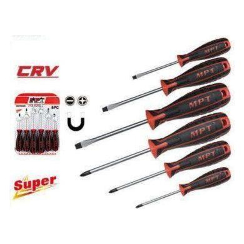 MPT MHA01006 6pcs Screwdriver Set