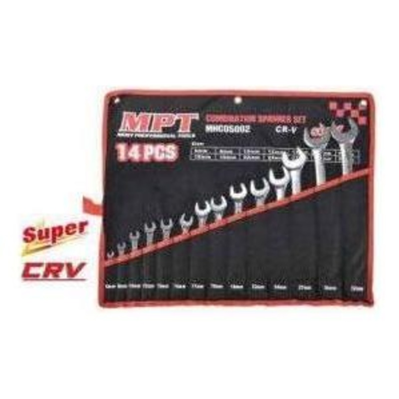 MPT MHC05002 Combination Spanner 14pcs Set