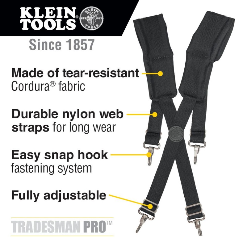 Klein Tools 55400 Tradesman Pro Suspenders