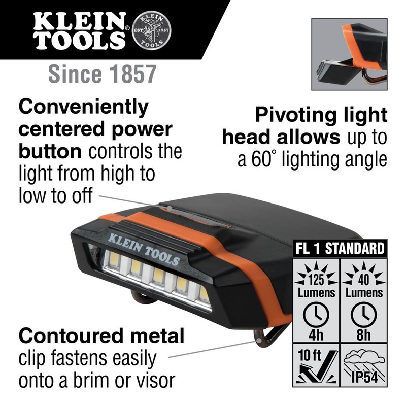 Klein Tools 56402 Klein Tools Cap Visor Light, Led