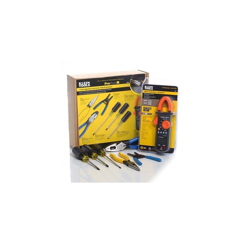 Klein Tools 92908 Apprentice Tool Set With Clamp Meter