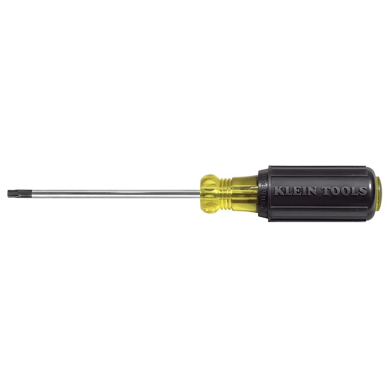Klein Tools 19545 T27 Torx Screwdriver, Round Shank, Cushion Grip