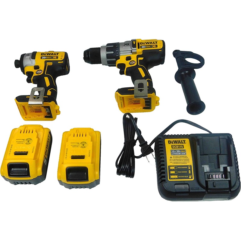 Dewalt DCK299P2 20V Max* Xr Cordless Brushless Hammerdrill & Impact Driver 5.0 Ah Combo Kits
