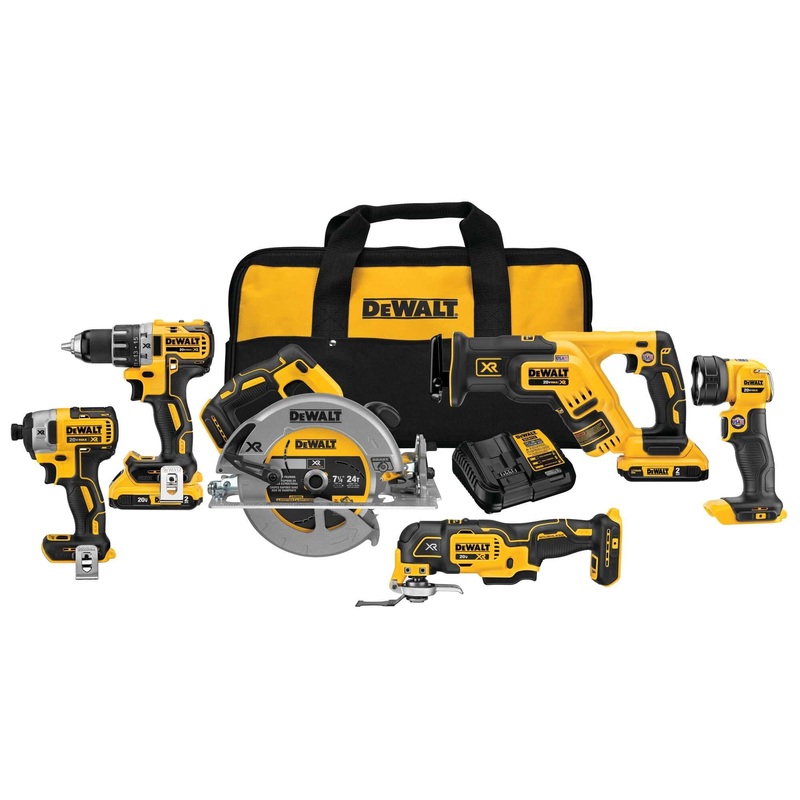 Dewalt DCK684D2 20V Max* Xr 6-Tool Compact Combo Kit