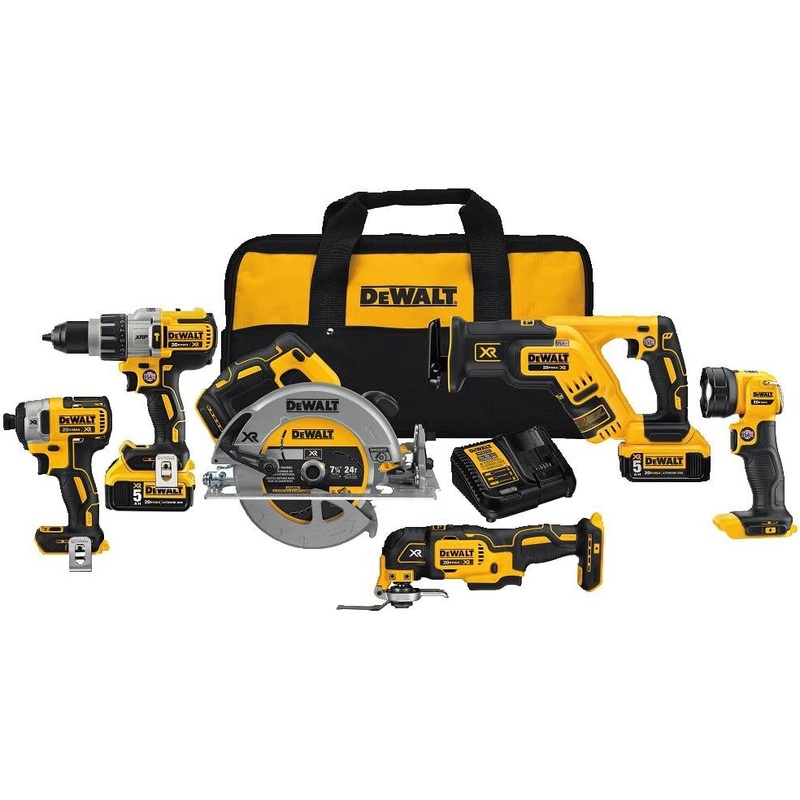 Dewalt DCK694P2 20V Max* Xr 6-Tool Combo Kit