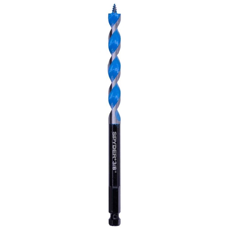 Spyder 12002 Spyder 3/8-In X 6-1/2-In Woodboring Auger Drill Bit