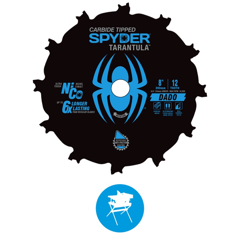 Spyder 13024 8In Dado Set