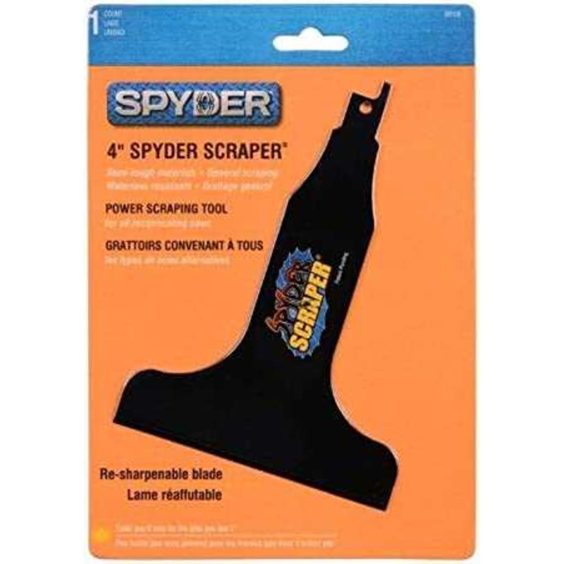 Spyder 320 Scraper 4" Bulk - With Barcode Printed On Back