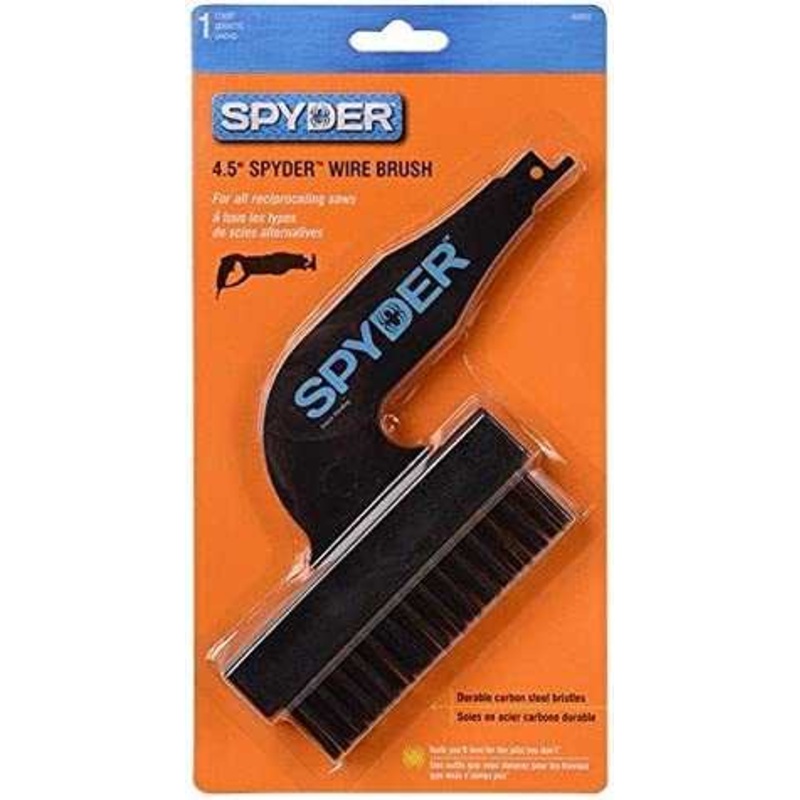 Spyder 400002 Wire Brush Reciprocating Saw Attachment